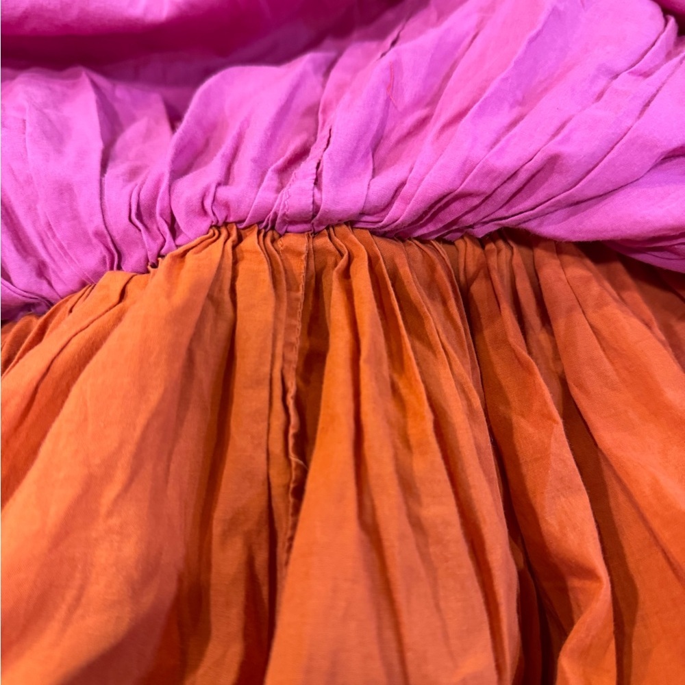Gap skirt reversible pink and orange mini skirt size M N1.2 - Picture 11 of 11